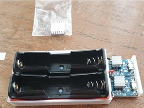 dual tp4056 18650 charger cases module enclosure 3d print model - Mito3D