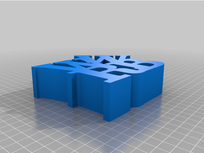 personalizzato parola scuwwrblpture 3d print model - Mito3D