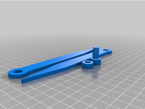 basit Kaliper ölçü araç 3d print model - Mito3D