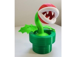 piranha pianta Mario 3d print model - Mito3D