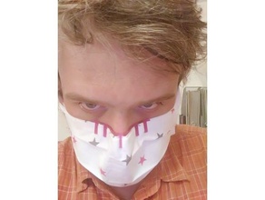 Gesicht Maske Nase Clip Coronavirus covid 19 Schutzmaske 3d print model - Mito3D