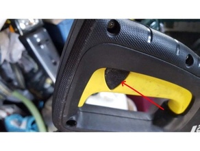 Karcher high pressure arma fogo fechadura triângulo firmeza lidar Alto pressão máquina lavar alta limpador desencadear 3d print model - Mito3D