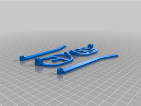customized word glassesoof 3d print model - Mito3D