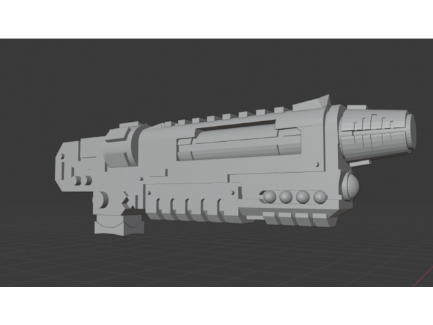 grav gun 40k Yerçekimi tabanca Warhamer 3D print model - Mito3D