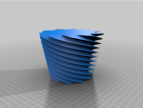 customized star elliokspe polygon vase pen flower pot creator 3d print model - Mito3D