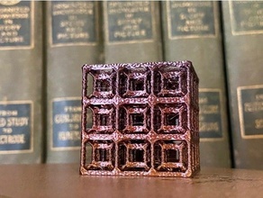 tesseract lattice cool print lattice lattice cube lattice model lattice structure math art mathematical art tesseract tesseract cube tesseracts