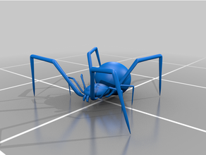retroceso araña 3d print model - Mito3D