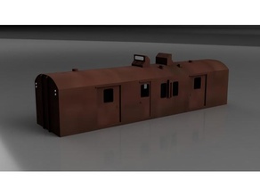 victorien chemins fer zf gardes van corps 1160 modèle chemin train échelle vline 3d print model - Mito3D