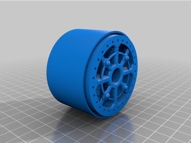 22 rc beadlock roue 3D print model - Mito3D