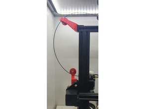 ender 3 filamento rodillo guía rail cable crealidad ender3 Pro 3d print model - Mito3D