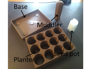 seed planter 3d print model - Mito3D