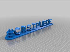crsipuede customized 3d print model - Mito3D