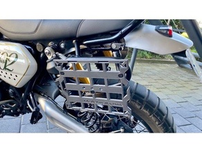 Molle panel edc motosiklet bağlar 3d print model - Mito3D