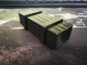 munição caixa fechadas 1 16 3d print model - Mito3D