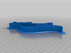 kangaroo cookie cutter biscuit cookiecutter cutters 3d print model - Mito3D