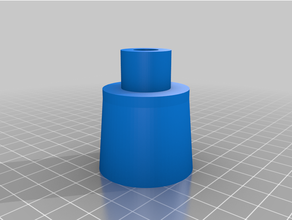 customized funnel adapterlawnmower 3d print model - Mito3D