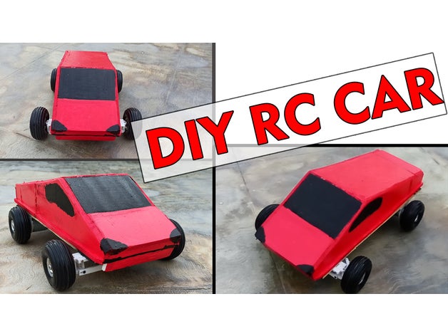 rc coche vehiculo 775 dc motor bricolaje diy electrónica RC 3D print model - Mito3D