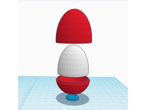easteregg egg easter salt shaker 3d print model - Mito3D