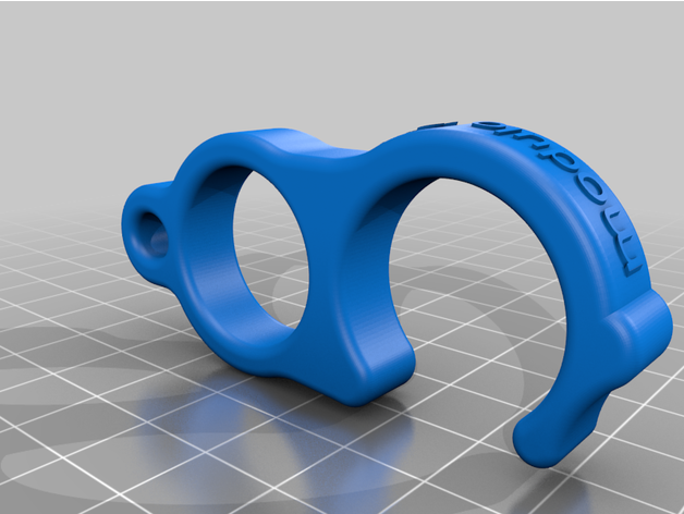 porta apriscatole covid19 botted apriporta portachiavi pulsante 3D print model - Mito3D