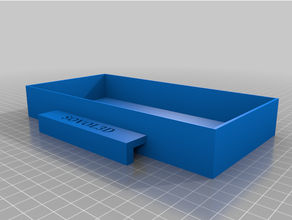 sovol sv01 grampo trilho armazenamento desperdício bin recipiente 3d print model - Mito3D