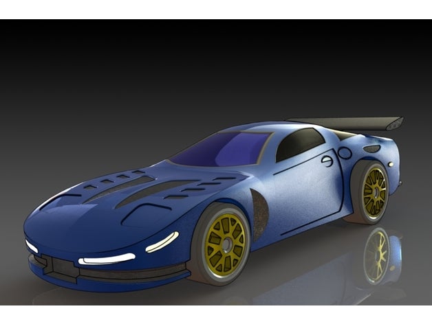Chevrolet corvette c5 automobile automovil voiture coche 3D print model - Mito3D
