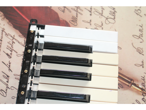 paration clavier synthé tiseur Yamaha psr 79 réparation clé 3d print model - Mito3D
