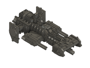 space marine frigate 1 battlefleet gothic bfg 3d print model - Mito3D