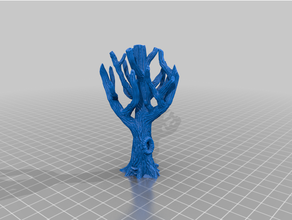 d árvore dd dnd miniatura masmorras dragões rpg tampo mesa jogos terreno 3d print model - Mito3D