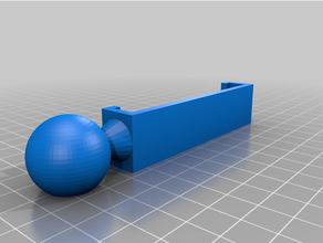 personalizado pelota joiohone titular teléfono montar trípode 3d print model - Mito3D