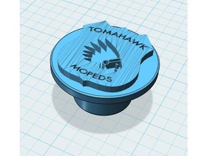 bouchon fourche tomahawk cyclomoteurs 3d print model - Mito3D