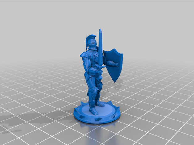 Ejderha şövalye Caballeros beyefendi kontrolör Erdem escenario juego mesa miniatura poana star savaşlar Warhammer 3D print model - Mito3D