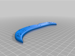 frio aço espada xl personalizadas lidar cobrir bainha 3d print model - Mito3D