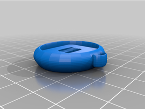 llavero assento circular 3d print model - Mito3D