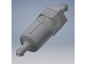 one-way valve 3d print model - Mito3D