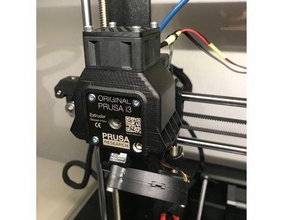 prusa i3 mk3s extruder motor cooler temperature sensor 3d print model - Mito3D