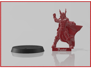 blood bowl vampire starplayer - male bloodbowl fantasy football miniature 3d print model - Mito3D