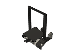 wip mounted power supply ender 3 pro case creality housing meanwell cover switch psu 3d print model - Mito3D
