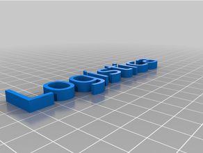 log stica personalizzato 3d print model - Mito3D