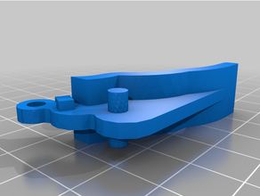 tonfon trigger sostituzione riparazione 3d print model - Mito3D
