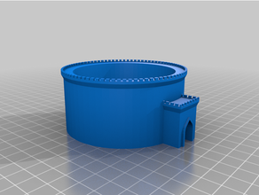 mycircular fuerte personalizado medieval fortaleza generador 3d print model - Mito3D