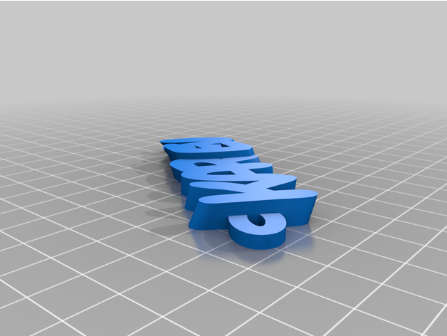 personnalisé akarenzkaren fukarenlkarenly iamburny porte clés Générateur 3D print model - Mito3D