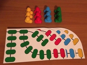 les petits fantini inspir cheveaux jeu gioco tavolo giochi enfants jeux altopiano giocattoli 3d print model - Mito3D