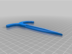 sump pump hose stake 3d print model - Mito3D