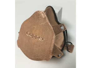 copper mask 3d print model - Mito3D