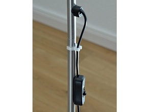 câble agrafe Ikea Lersta lampe kabelhalter kabelmanagement 3d print model - Mito3D