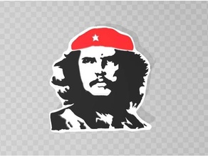 che Guevara 3d print model - Mito3D