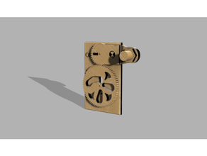 dişli tekerlek ışık değiştirmek tabak örtmek kılıf anahtarı 3d print model - Mito3D