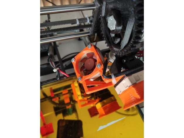 destek hayran 40mm Prusa i3 yeniden işleme v1 3D print model - Mito3D