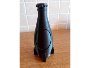 nuka cola bottles cap 3d print model - Mito3D