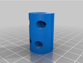 customized paramstepper coupler m3etric z-axis stepper threaded rod coupling 3d print model - Mito3D